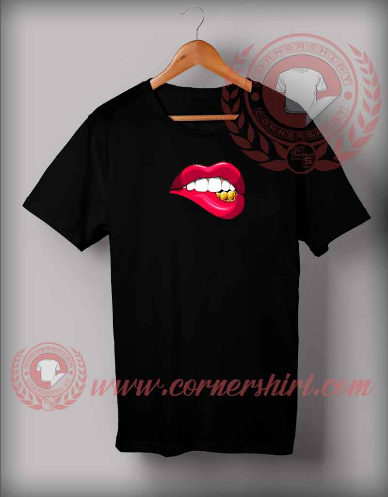 Fake Lips Custom Design T shirts