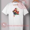 Parrot Flower T shirts