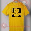 Girl Smoking Yellow T shirt