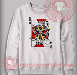 Party King Playing Card Custom Design Sweatshirt