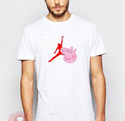 Air Jordan X Peppa Pig Custom T shirt