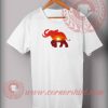 Elephant Sahara Sunset T shirt