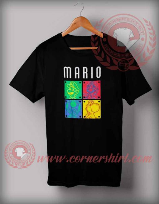 Mario Character T shirt