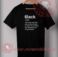 Black Pronounced T shirt