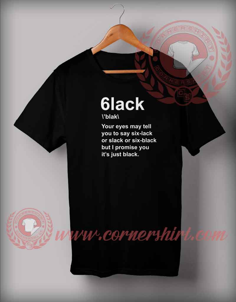 Black Pronounced T shirt