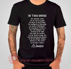 In This House Harry Potters T shirt