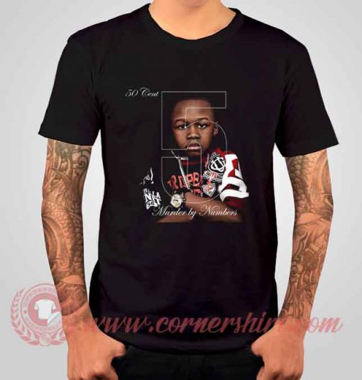 50 Cent 5 Murder By Numbers Albums T shirt