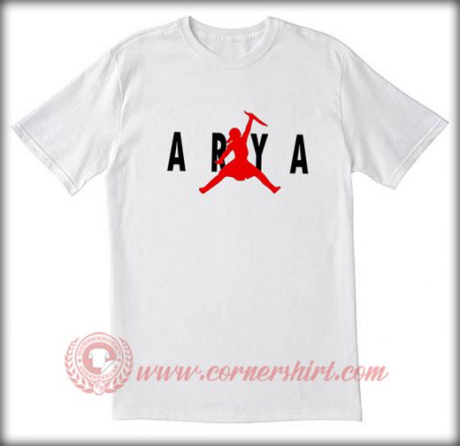 Arya Stark Air Jordan Parody T shirt