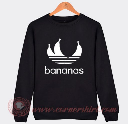 Bananas Adidas Parody Sweatshirt