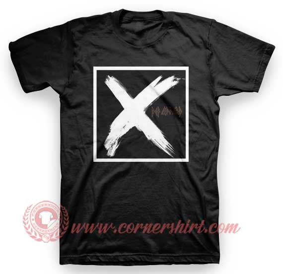 Def Leppard X Album T Shirt Def leppard Album Shirt | Cornershirt.com