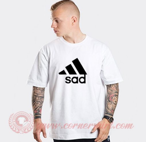 Sad Adidas Parody T Shirt