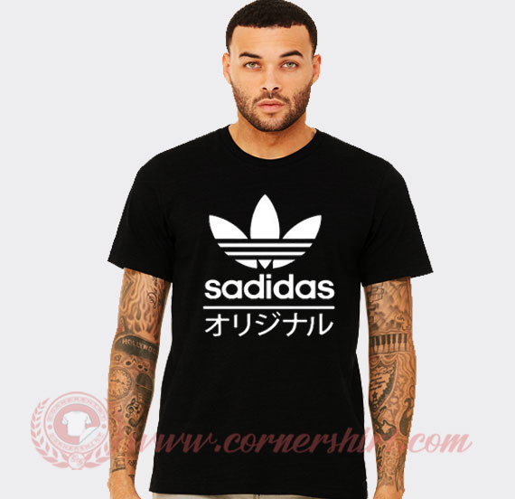Netelig Optimisme Moderator Sadidas Funny Adidas Parody T Shirt | Custom Design T Shirt | Cornershirt