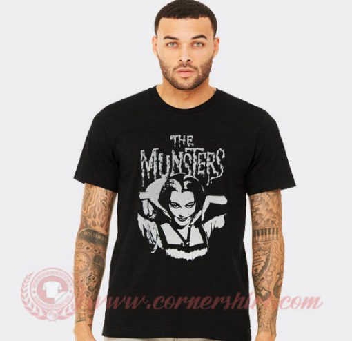 The Munster Lily Goth Punk Horror T Shirt