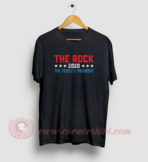 The Rock For President 2020 T Shirt