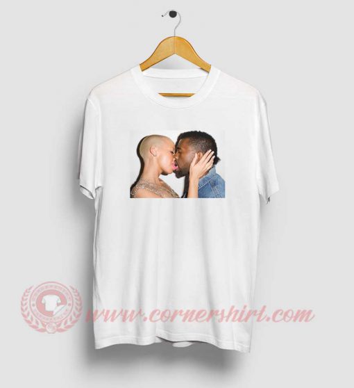 Amber Rose Kiss Kanye West T Shirt