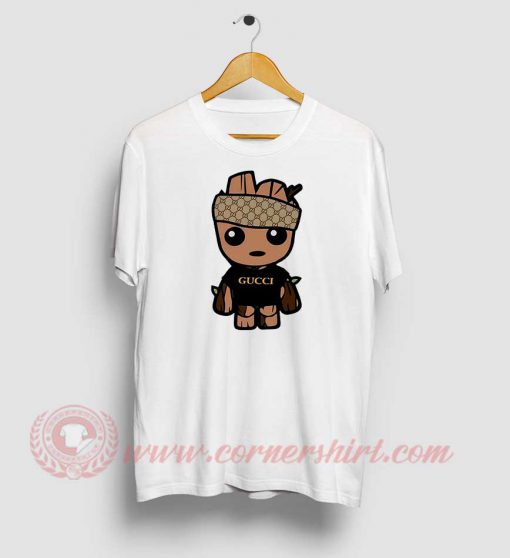 Baby Groot Monogram Custom T Shirt