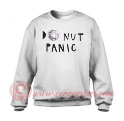Donut Panic Custom Design Sweatshirt