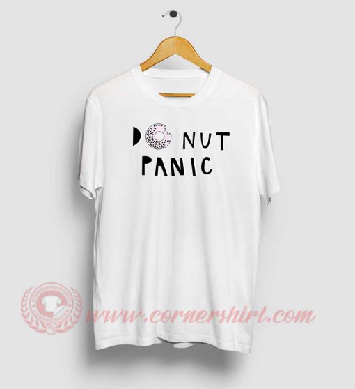 Donut Panic Custom Design T Shirt