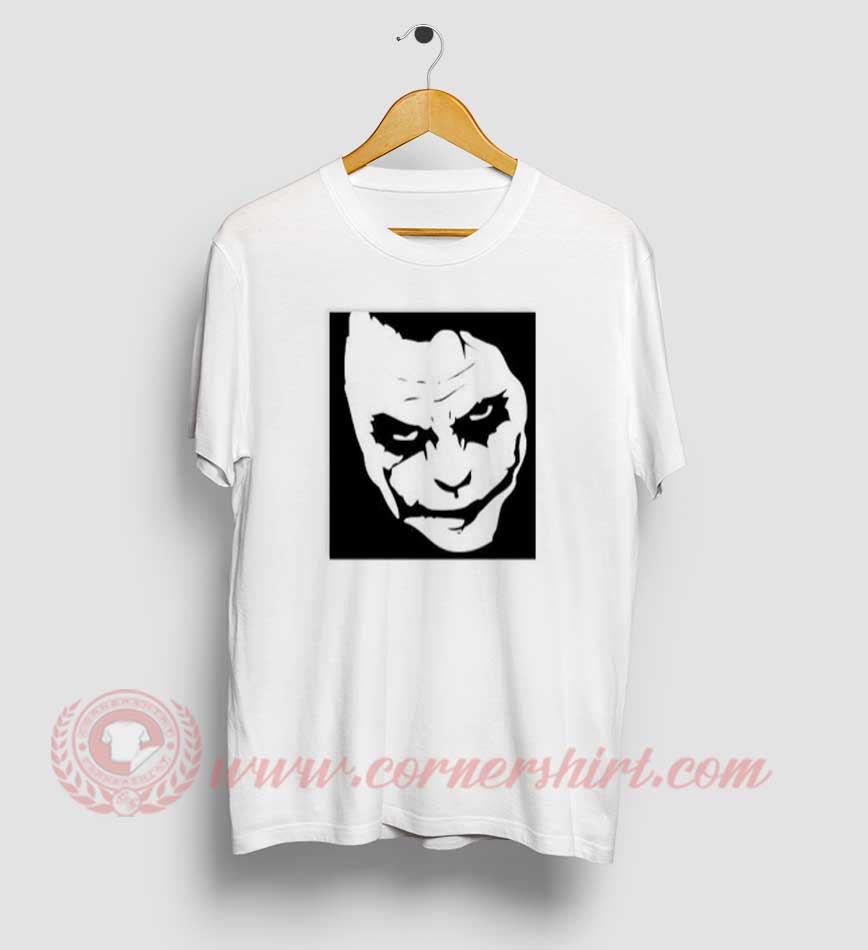 Joker Face Custom Design T Shirt | Joker Movie Shirt | Cornershirt.com