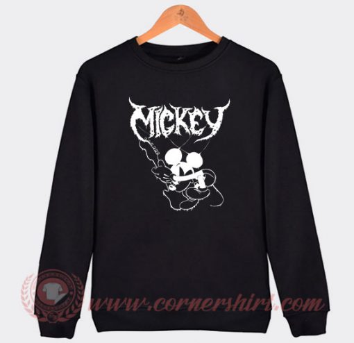 Mickey Mouse Band Rock Metal Sweatshirt