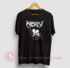 Mickey Mouse Band Rock Metal T Shirt