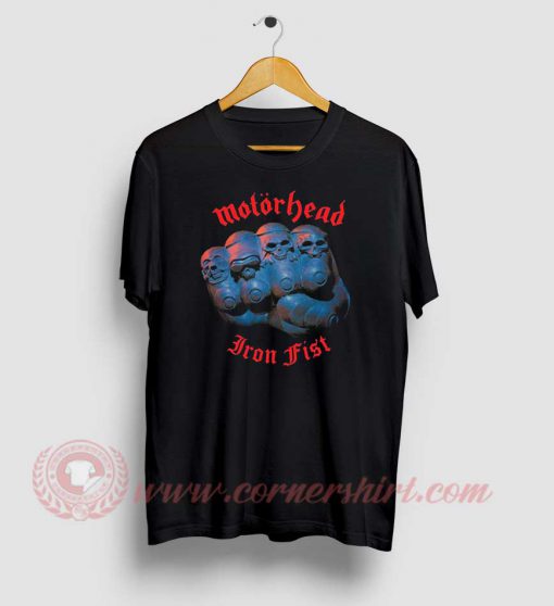 Motorhead Iron Fist Custom Design T Shirt
