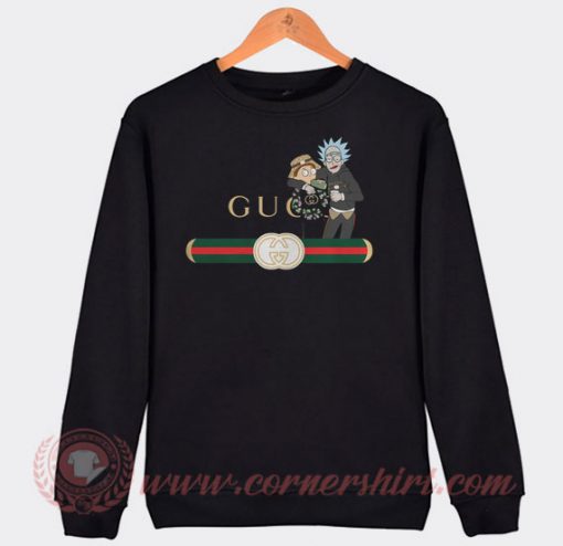 Rick and Morty X Gucci Parody Custom Sweatshirt