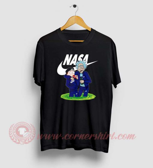 Rick and Morty X NASA Custom Design T Shirt