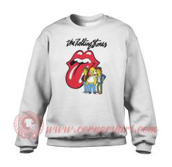 Simpson The Rolling Stones Sweatshirt