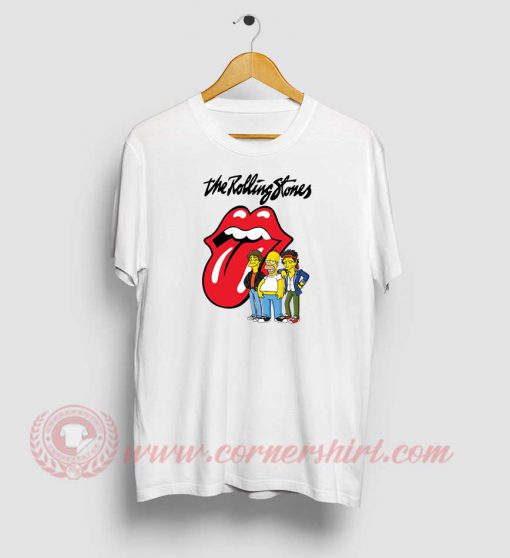 Simpson The Rolling Stones T Shirt