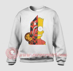 Simpson X Bape Custom Design Sweatshirt