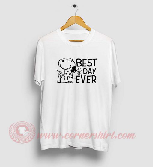 Snoopy Best Day Ever Custom Design T Shirt