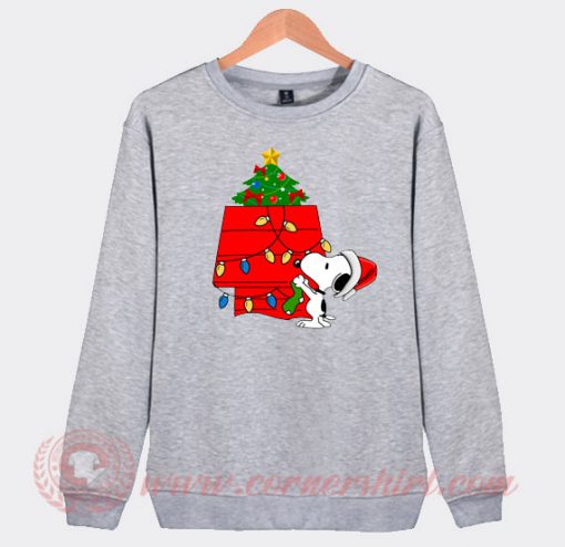 Snoopy Christmas Tree Custom Design Sweatshirt