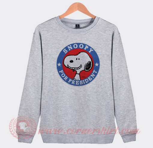 Snoopy For President Custom Design Sweatshirt