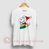 Snoopy Santa Clause Custom Design T Shirt