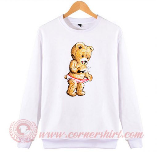 Swarovski Snap Teddy Bear Sweatshirt