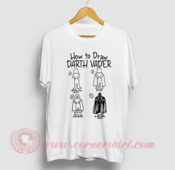 How To Draw Darth Vader T Shirt