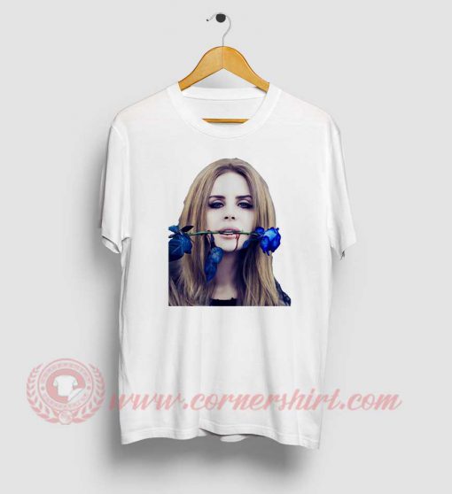 Lana Del Rey Blue Rose T Shirt