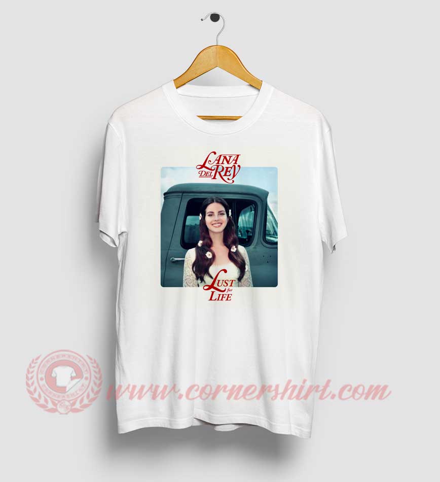 Narabar Variety compromise Lana Del Rey Rose Lust For Life T Shirt | Lana Del Rey Album Shirt