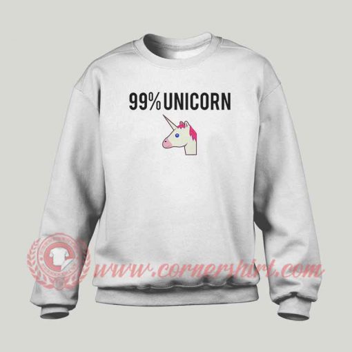 99% Unicorn Custom Sweatshirt