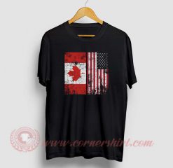 Canada America Custom Design T Shirts