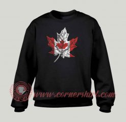 Canadian Maple Leaf Custom Sweatshirt