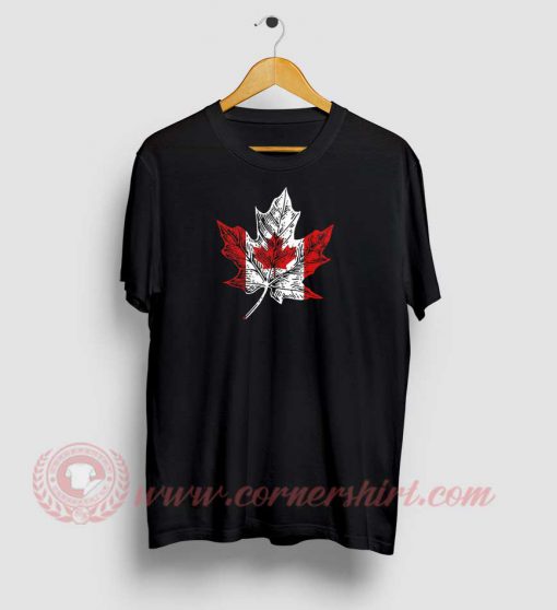 Canadian Maple Leaf Custom T Shirts