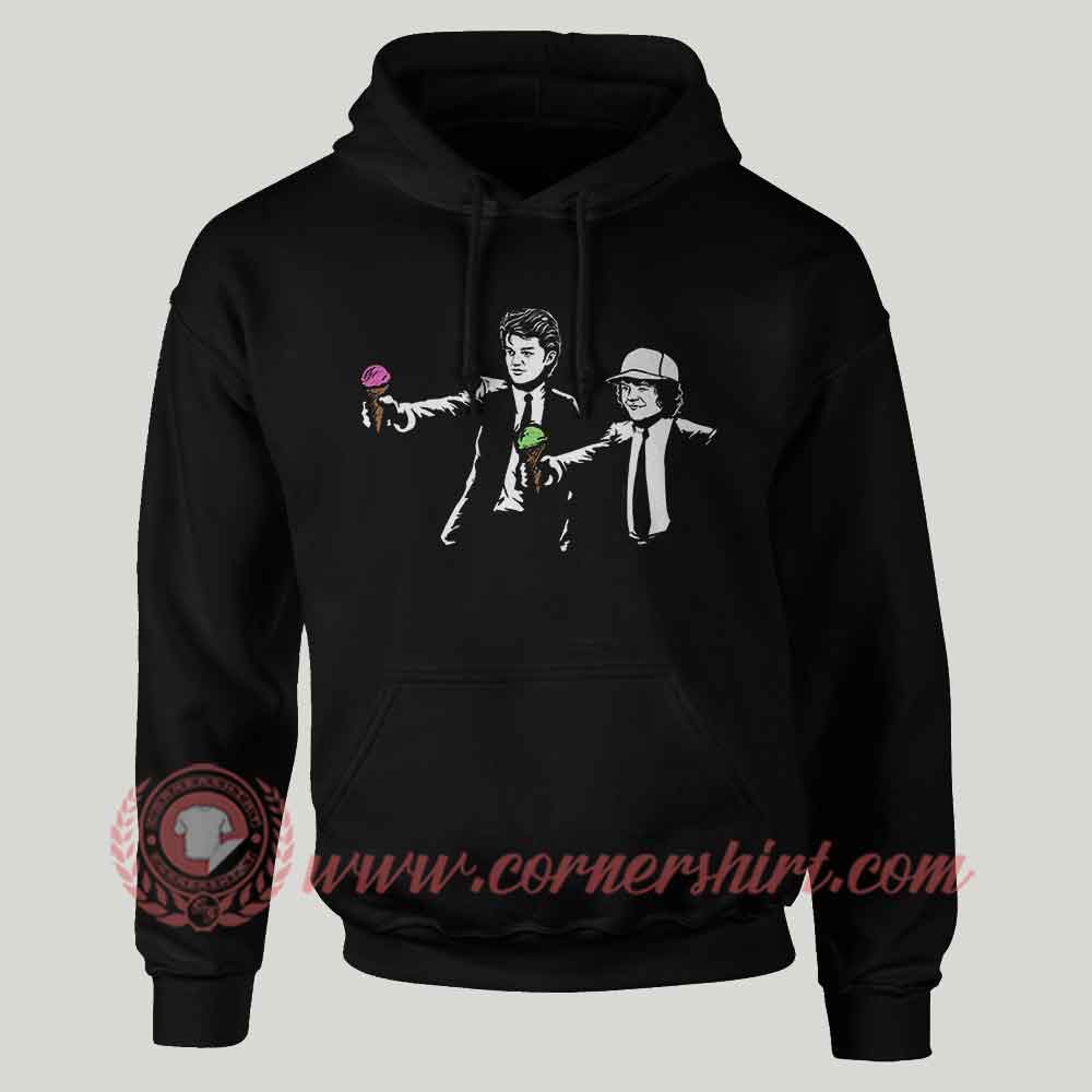 Scoop Fiction Stranger Things Hoodie | Cheap Custom Made T Shirts