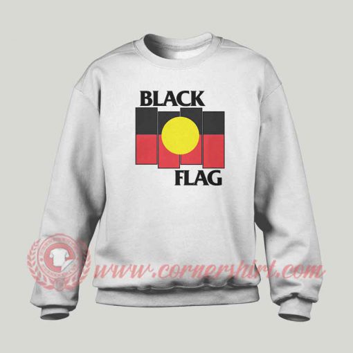 Black Flag Aboriginal X Flag Sweatshirt