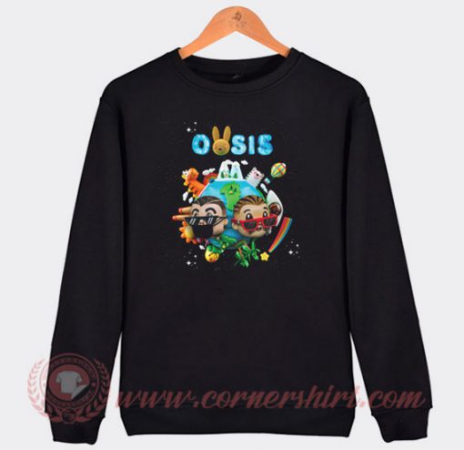 Oasis Duo J Balvin And Bad Bunny Custom Sweatshirt