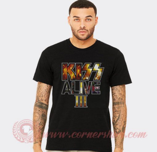 Kiss Alive 3 Custom Design T Shirts