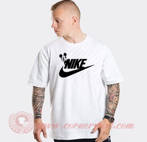 Mickey Mouse Nike Parody Custom T Shirts