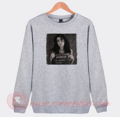 Amy Winehouse Mugshot Custom Sweatshirt