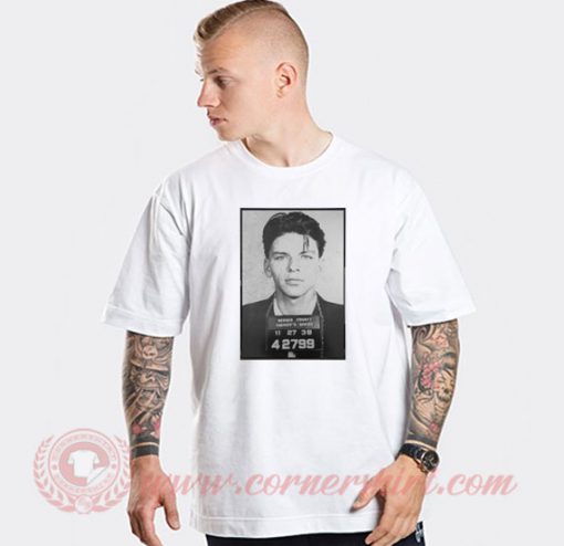 Frank Sinatra Mugshot Custom T Shirts